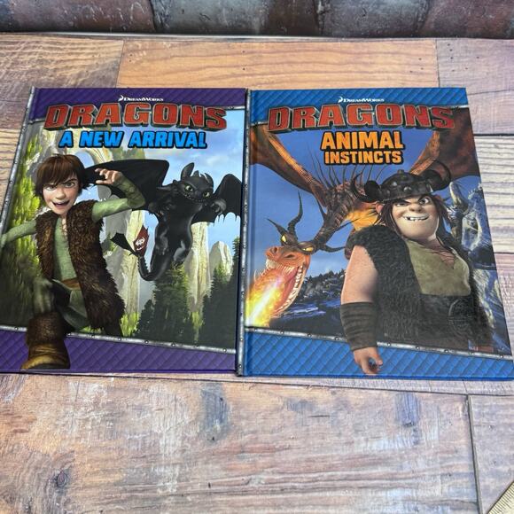 Dreamworks Dragons My Library Slipcase with 4 Hardcover Books 2016 Hiccup - Picture 6 of 7